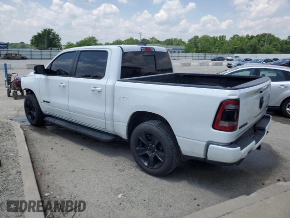 2021 Ram 1500 Big Horn with VIN 1C6SRFFT4MN585412, listed as a Copart auction lot 59391405 with 68,878 mi miles and Salvage title. Bid and sale history available at DreamBid. Image 2.