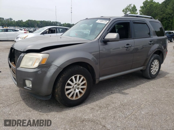 2011 Mercury Mariner Premier z VIN 4M2CN8HG8BKJ07653, wystawiony jako Copart lot #57495725 z przebiegiem 105 624 mil mil oraz Szkoda całkowita • Salvage title. Historia ofert i sprzedaży dostępna na DreamBid. Obrazek 1.