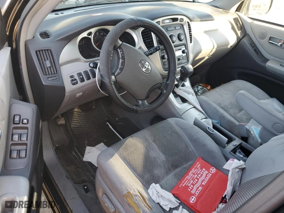 2006 Toyota Highlander with VIN JTEGP21AX60114203, listed as a Copart auction lot 44752775 with 184,320 mi miles and Salvage Title. Bid and sale history available at carsss.com. Image 8.