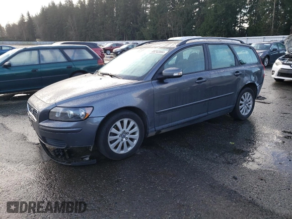2007 Volvo V50 2.4L with VIN YV1MW382972311233, listed as a Copart auction lot 85242804 with 148,226 mi miles and Salvage Title. Bid and sale history available at carsss.com. Image 1.