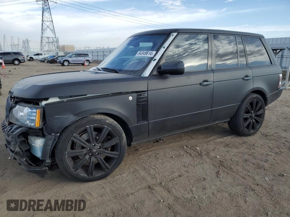 2011 Land Rover Range Rover HSE Lux с VIN SALMF1D4XBA340197, выставлен на аукционе Copart как лот 84349614 с пробегом 120 527 миль миль и Списание • Salvage title. История ставок и продаж доступна на DreamBid. Изображение 1.