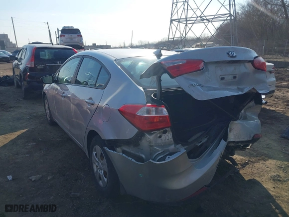 2016 Kia Forte LX with VIN KNAFK4A67G5555214, listed as a IAAI auction lot 41716203 with 148,207 mi miles. Bid and sale history available at carsss.com. Image 3.