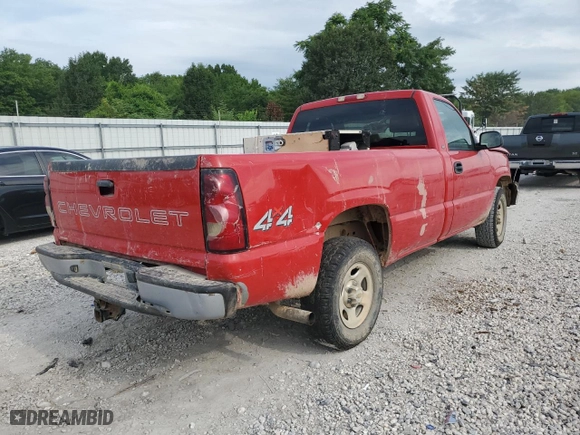 2004 Chevrolet Silverado 1500 Z71 with VIN 1GCEK14T84Z341934, listed as a Copart auction lot 84318654 with 100,806 mi miles and Salvage Title. Bid and sale history available at carsss.com. Image 3.