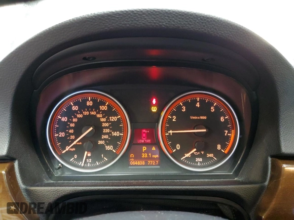 2013 BMW 3 Series 328i xDrive with VIN WBAKF3C54DJ386161, listed as a Copart auction lot 73372714 with 64,838 mi miles and Salvage Title. Bid and sale history available at carsss.com. Image 9.