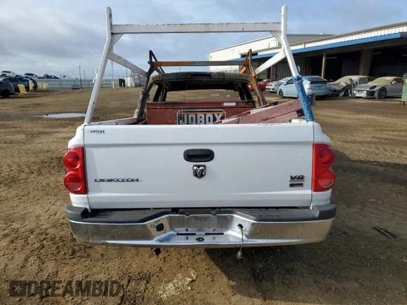 2008 Dodge Dakota SXT with VIN 1D7HE38K68S573308, listed as a Copart auction lot 51012575 with Not Provided miles and Non Repairable. Bid and sale history available at DreamBid. Image 6.