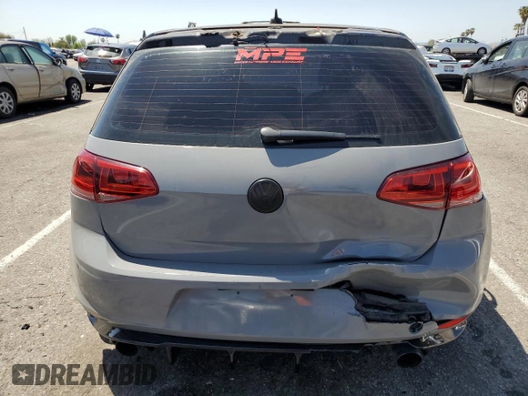 2017 Volkswagen Golf GTI S with VIN 3VW4T7AU3HM009980, listed as a Copart auction lot 50341903 with 49,956 mi miles. Bid and sale history available at carsss.com. Image 6.