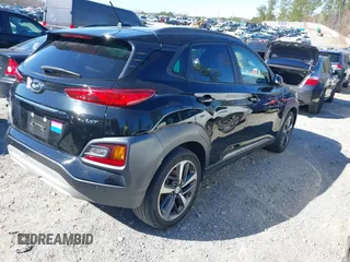 2018 Hyundai Kona Ultimate with VIN KM8K53A50JU173884, listed as a IAAI auction lot 41738298 with 90,059 mi miles. Bid and sale history available at carsss.com. Image 4.