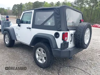 2015 Jeep Wrangler Sport with VIN 1C4AJWAG5FL757161, listed as a IAAI auction lot 41932705 with 172,519 mi miles and . Bid and sale history available at DreamBid. Image 3.