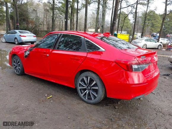 2022 Honda Civic Sedan EX with VIN 2HGFE1F79NH309251, listed as a IAAI auction lot 41442163 with 41,497 mi miles. Bid and sale history available at carsss.com. Image 3.