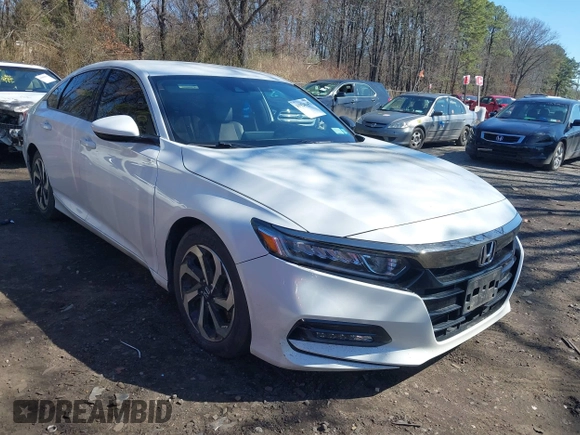 2018 Honda Accord Sedan Sport 1.5T with VIN 1HGCV1F3XJA208003, listed as a IAAI auction lot 41924147 with 161,254 mi miles. Bid and sale history available at carsss.com. Image 1.
