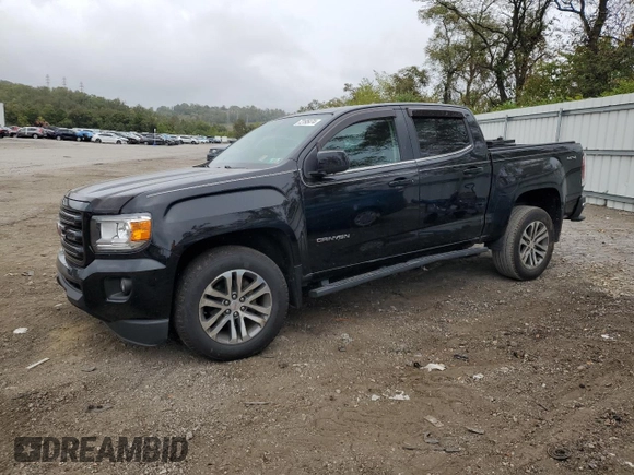 2016 GMC Canyon 4WD SLE with VIN 1GTG6CE37G1162083, listed as a Copart auction lot 72195474 with 94,869 mi miles and Salvage Title. Bid and sale history available at carsss.com. Image 1.