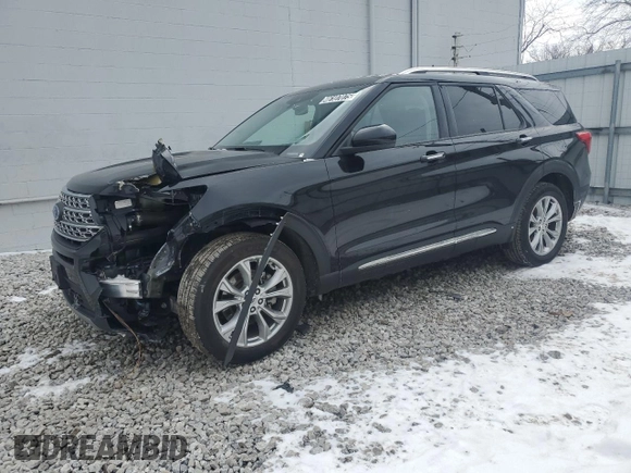 2024 Ford Explorer Limited with VIN 1FMSK8FH5RGA70849, listed as a Copart auction lot 46107075 with 24,753 mi miles and Clean Title. Bid and sale history available at carsss.com. Image 1.