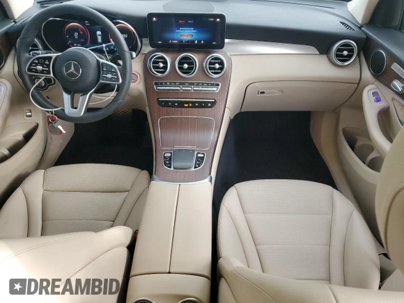 2022 Mercedes-Benz GLC 300 with VIN W1N0G8EBXNV368175, listed as a Copart auction lot 50735455 with 27,699 mi miles and Salvage Title. Bid and sale history available at DreamBid. Image 8.