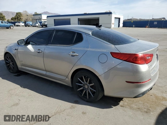 2014 Kia Optima SXL Turbo with VIN 5XXGR4A6XEG322276, listed as a Copart auction lot 52134355 with 124,194 mi miles and Clean Title. Bid and sale history available at carsss.com. Image 2.