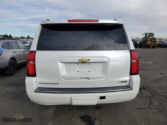 2017 Chevrolet Suburban Premier with VIN 1GNSCJKC0HR274200, listed as a Copart auction lot 89407745 with 61,055 mi miles and Clean Title. Bid and sale history available at carsss.com. Image 6.