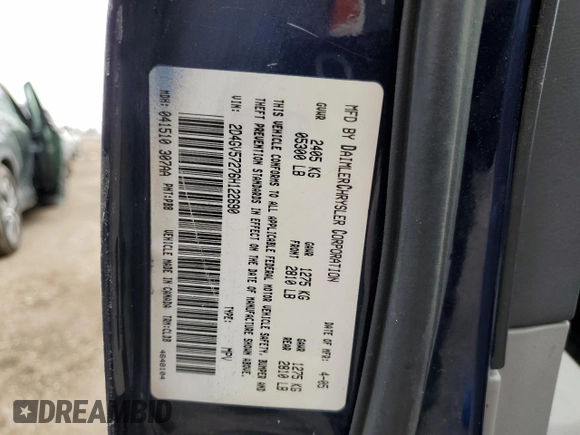 2006 Dodge Magnum R/T z VIN 2D4GV57276H122690, wystawiony jako Copart lot #44357495 z przebiegiem 129 569 mil mil oraz Szkoda całkowita • Salvage title. Historia ofert i sprzedaży dostępna na DreamBid. Obrazek 12.