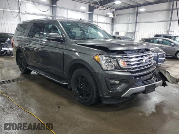 2020 Ford Expedition Max XLT with VIN 1FMJK1JT0LEA93618, listed as a Copart auction lot 48035785 with 90,750 mi miles and Salvage title. Bid and sale history available at DreamBid. Image 4.