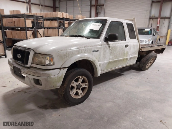 2005 Ford Ranger XL with VIN 1FTYR14UX5PA74021, listed as a IAAI auction lot 41833240 with 482,037 mi miles. Bid and sale history available at carsss.com. Image 2.