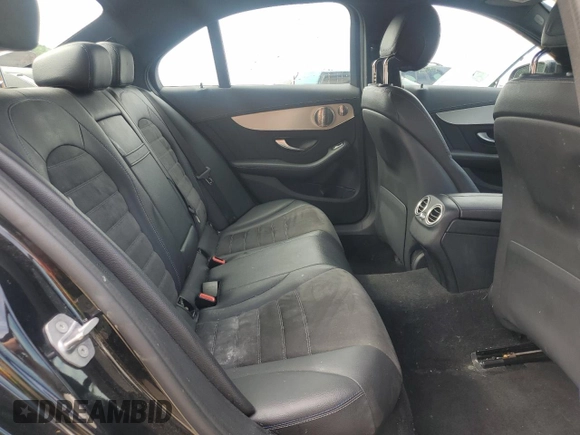 2021 Mercedes-Benz C 300 with VIN W1KWF8DB9MR631906, listed as a Copart auction lot 62200335 with 48,267 mi miles and Salvage title. Bid and sale history available at DreamBid. Image 10.