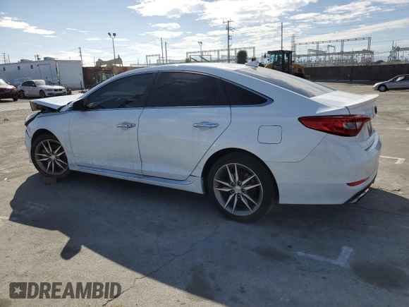 2015 Hyundai Sonata Sport with VIN 5NPE34AB3FH091362, listed as a Copart auction lot 45514825 with 118,809 mi miles and Salvage Title. Bid and sale history available at carsss.com. Image 2.