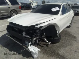 2018 Infiniti Q50 Luxe with VIN JN1EV7AP5JM363984, listed as a IAAI auction lot 42397186 with 33,113 mi miles and . Bid and sale history available at DreamBid. Image 6.
