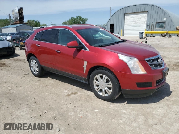 2010 Cadillac SRX Luxury Collection with VIN 3GYFNDEY8AS549371, listed as a Copart auction lot 52895105 with 103,712 mi miles and Clean Title. Bid and sale history available at carsss.com. Image 4.