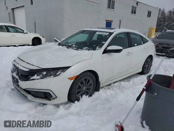 2021 Honda Civic Sedan EX with VIN 2HGFC2F79MH016587, listed as a Copart auction lot 89180235 with 80,489 mi miles and Salvage Title. Bid and sale history available at carsss.com. Image 1.