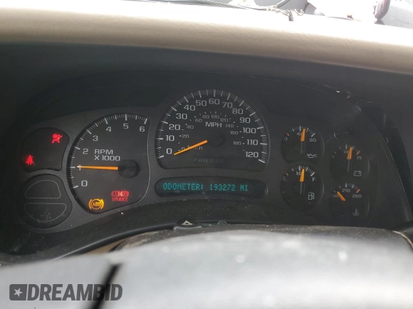 2003 Chevrolet Tahoe Z71 z VIN 1GNEK13Z63R303291, wystawiony jako Copart lot #51689825 z przebiegiem 192 372 mil mil oraz Szkoda całkowita • Salvage title. Historia ofert i sprzedaży dostępna na DreamBid. Obrazek 9.