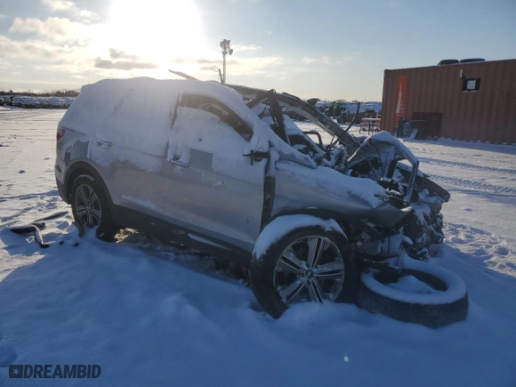 2014 Hyundai Santa Fe Limited with VIN KM8SRDHFXEU064637, listed as a Copart auction lot 44980535 with 0 mi miles and Salvage Title. Bid and sale history available at carsss.com. Image 4.