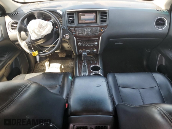 2015 Nissan Pathfinder SL with VIN 5N1AR2MMXFC676803, listed as a Copart auction lot 56932855 with 181,459 mi miles and Salvage title. Bid and sale history available at DreamBid. Image 8.