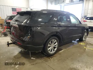 2023 Ford Explorer XLT with VIN 1FMSK8DH5PGC26517, listed as a Copart auction lot 45335625 with 21,164 mi miles and Salvage Title. Bid and sale history available at DreamBid. Image 3.