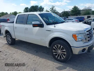 2013 Ford F-150 XL with VIN 1FTFW1ET4DFA47780, listed as a IAAI auction lot 42208745 with 252,283 mi miles and . Bid and sale history available at carsss.com. Image 1.