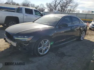 2017 Audi A6 Premium with VIN WAUF8AFC1HN071830, listed as a Copart auction lot 43142355 with 120,555 mi miles and Salvage Title. Bid and sale history available at carsss.com. Image 1.