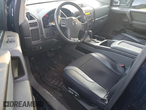 2007 Nissan Titan XE z VIN 1N6AA06BX7N227135, wystawiony jako Copart lot #84016134 z przebiegiem 120 723 mil mil oraz Nie do naprawy • Non repairable. Historia ofert i sprzedaży dostępna na DreamBid. Obrazek 8.