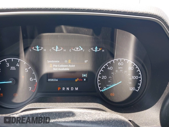2022 Ford F-150 XL z VIN 1FTEX1EP3NKE22465, wystawiony jako IAAI lot #42179153 z przebiegiem 26 500 mil mil oraz . Historia ofert i sprzedaży dostępna na DreamBid. Obrazek 7.