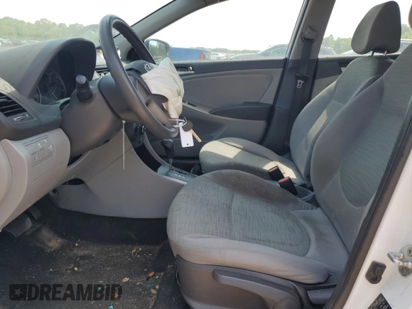 2017 Hyundai Accent SE with VIN KMHCT5AE8HU334420, listed as a Copart auction lot 52504065 with 116,906 mi miles and Non Repairable. Bid and sale history available at DreamBid. Image 7.