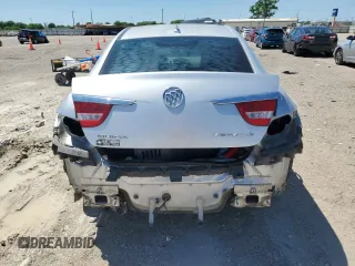 2014 Buick Verano Group with VIN 1G4PS5SK8E4123710, listed as a Copart auction lot 53941935 with 130,525 mi miles and Salvage title. Bid and sale history available at DreamBid. Image 6.
