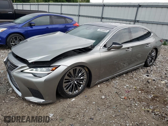 2021 Lexus LS 500 with VIN JTHG5LFF1M5014039, listed as a Copart auction lot 59346835 with 41,581 mi miles and Salvage title. Bid and sale history available at DreamBid. Image 1.