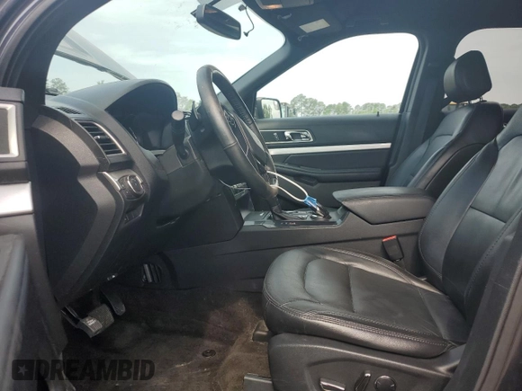 2017 Ford Explorer XLT with VIN 1FM5K8D88HGD74448, listed as a Copart auction lot 57061275 with 110,439 mi miles and Salvage title. Bid and sale history available at DreamBid. Image 7.