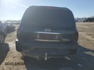 2004 Infiniti QX56 with VIN 5N3AA08CX4N803863, listed as a Copart auction lot 46522145 with 0 mi miles and Salvage Title. Bid and sale history available at carsss.com. Image 6.