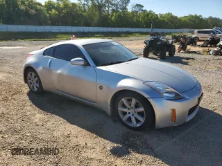2004 Nissan 350Z Touring with VIN JN1AZ34E54T061403, listed as a Copart auction lot 57346704 with 127,602 mi miles and Salvage Title. Bid and sale history available at carsss.com. Image 4.