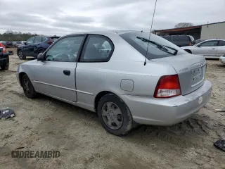 2002 Hyundai Accent GL with VIN KMHCG35CX2U210657, listed as a Copart auction lot 85131504 with 91,354 mi miles and Clean Title. Bid and sale history available at carsss.com. Image 2.