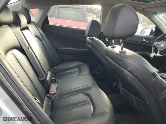 2018 Kia Optima EX with VIN 5XXGU4L32JG227769, listed as a Copart auction lot 48283665 with 43,638 mi miles and Salvage Title. Bid and sale history available at carsss.com. Image 10.