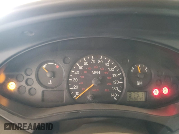 2002 Ford Focus SE with VIN 1FAFP343X2W156824, listed as a Copart auction lot 54834615 with 248,849 mi miles and Salvage Title. Bid and sale history available at carsss.com. Image 9.