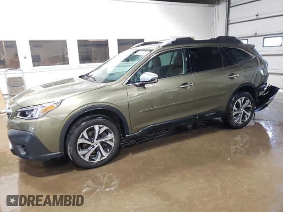 2022 Subaru Outback Touring with VIN 4S4BTAPC7N3210165, listed as a Copart auction lot 56468405 with 42,598 mi miles and Salvage title. Bid and sale history available at DreamBid. Image 1.