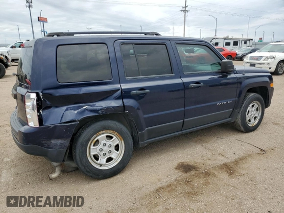 2016 Jeep Patriot Sport z VIN 1C4NJPBA6GD622154, wystawiony jako Copart lot #56938005 z przebiegiem 113 705 mil mil oraz Szkoda całkowita • Salvage title. Historia ofert i sprzedaży dostępna na DreamBid. Obrazek 3.