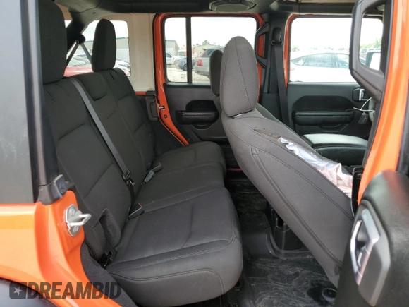 2023 Jeep Wrangler Sport S with VIN 1C4HJXDG7PW675321, listed as a Copart auction lot 54154795 with 10,269 mi miles and Salvage Title. Bid and sale history available at DreamBid. Image 11.