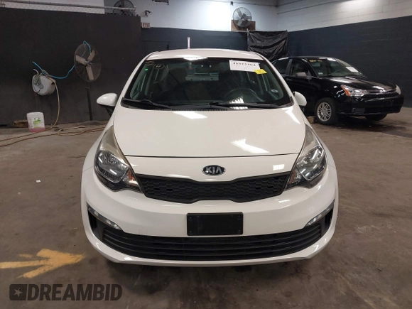2016 Kia Rio LX with VIN KNADM4A38G6647353, listed as a IAAI auction lot 41822464 with 88,801 mi miles. Bid and sale history available at carsss.com. Image 12.