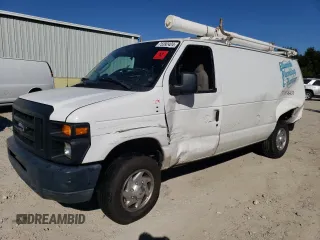 2011 Ford Econoline Cargo Commercial with VIN 1FTNE1EW6BDB11464, listed as a Copart auction lot 75392424 with 192,059 mi miles and Salvage Title. Bid and sale history available at carsss.com. Image 1.