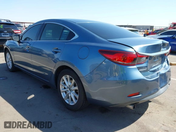 2015 Mazda Mazda6 i Sport with VIN JM1GJ1U55F1223886, listed as a IAAI auction lot 41980464 with 120,146 mi miles. Bid and sale history available at carsss.com. Image 3.